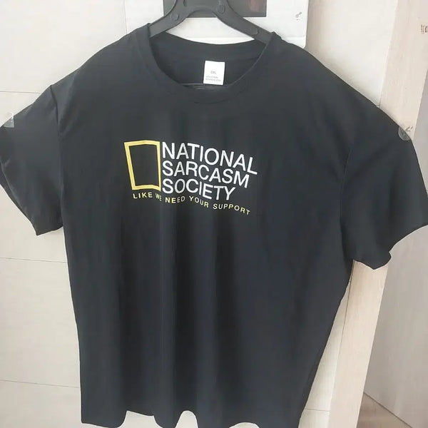 [BUNJANG] National Sacasm Society Logo T-Shirt 2XL / 내셔널 사카즘 티셔츠 2XL 새상품
