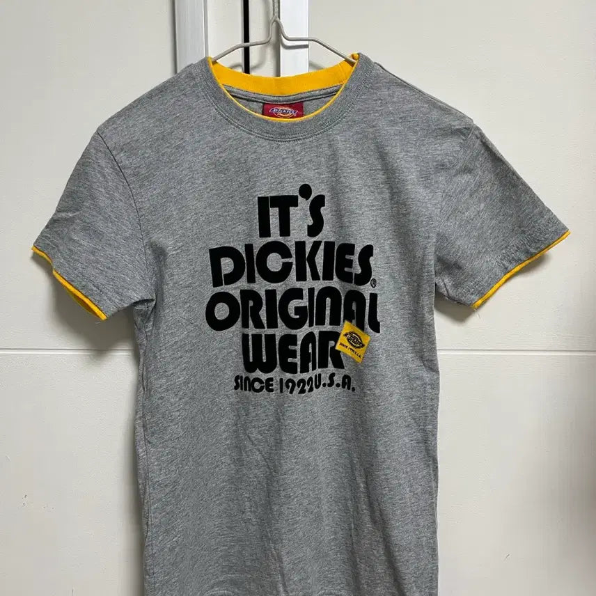 [BUNJANG] Dickies Layered Ringer T-Shirt Short Sleeve Tee / 디키즈 레이어드 링거티 반팔티셔츠 빈티지