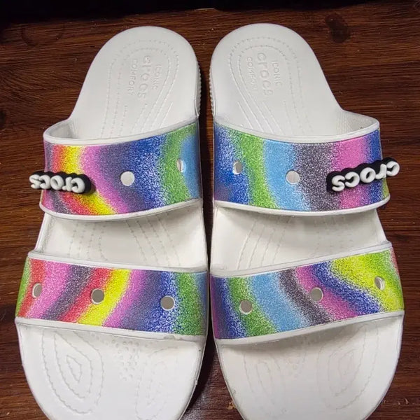 [BUNJANG] Classic Clarks Spray Dye Sandals / 클래식 클락스 스프레이 다이 샌들 265