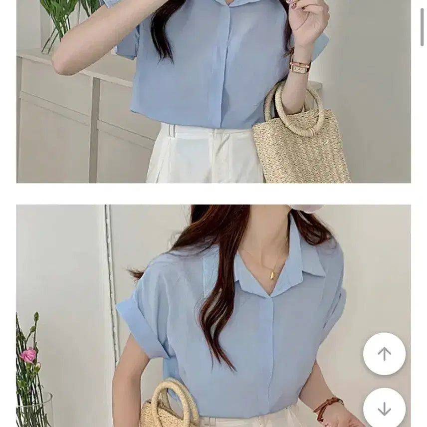 [BUNJANG] Sky Blue Shirt / 하늘색 셔츠