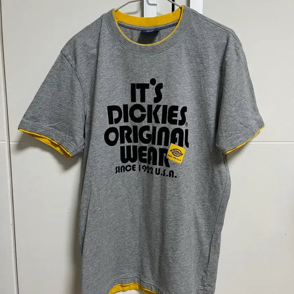 [BUNJANG] Dickies Layered Ringer T-Shirt Vintage Short Sleeve Tee / 디키즈 레이어드 링거티 빈티지 반팔티셔츠