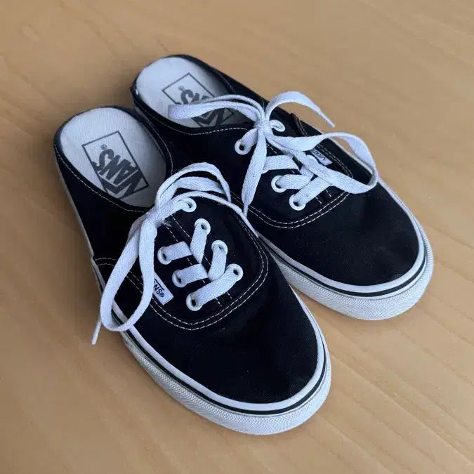 [BUNJANG] Vans Authentic Mule Black Shoes / 반스 어센틱 뮬 230