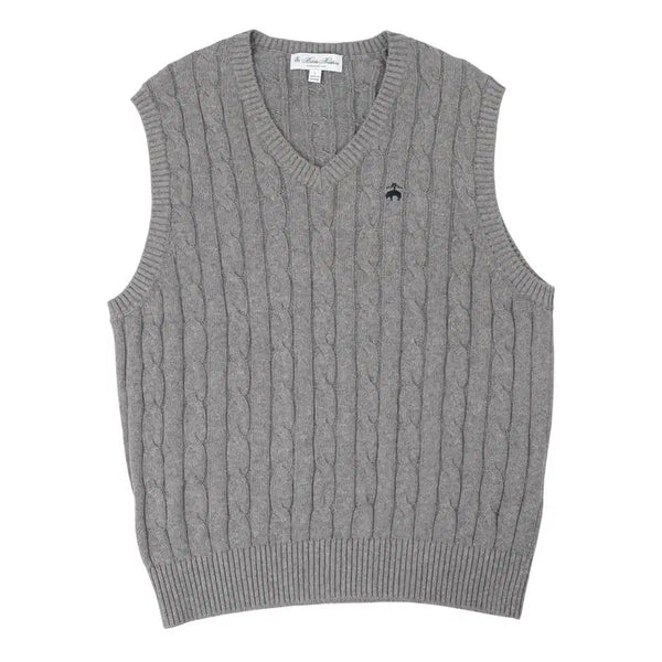 [BUNJANG] Brooks Brothers Cable Knit Vest / 브룩스브라더스 케이블 니트 베스트