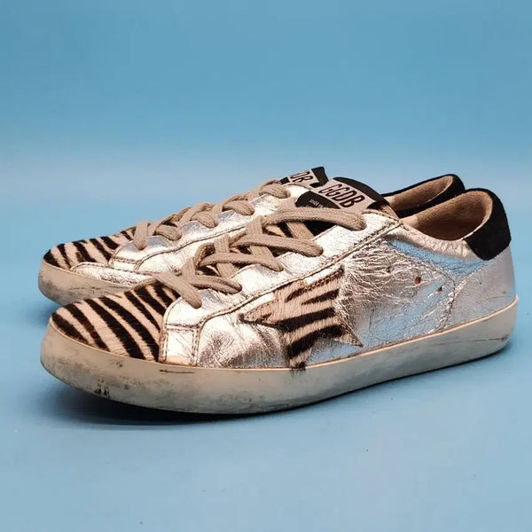 [BUNJANG] Golden Goose Leopard Kids Sneakers Size 35 (220) / a 골든구스 레오파드 아동스니커즈 35 220