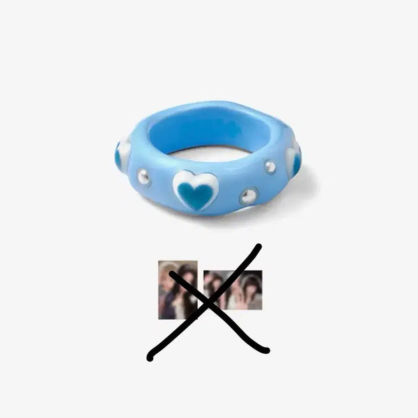 [BUNJANG] ILLIT 'It's Me' Pop-up Baby Heart Ring / 아일릿 잇츠미 팝업 nff 반지 베이비 하트 링 (포카 없음)