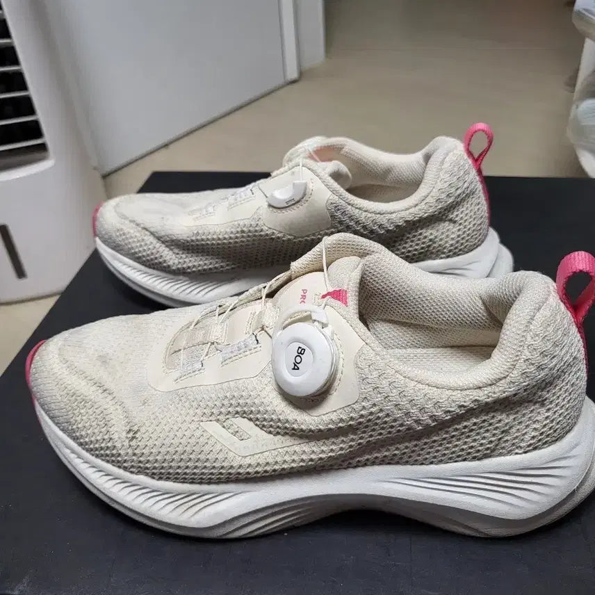 [BUNJANG] Pro-Specs Clear BX2 Sneakers Beige Pink 250mm / 프로스펙스 클리어 BX2 운동화 250mm 베이지 핑크 상태좋음