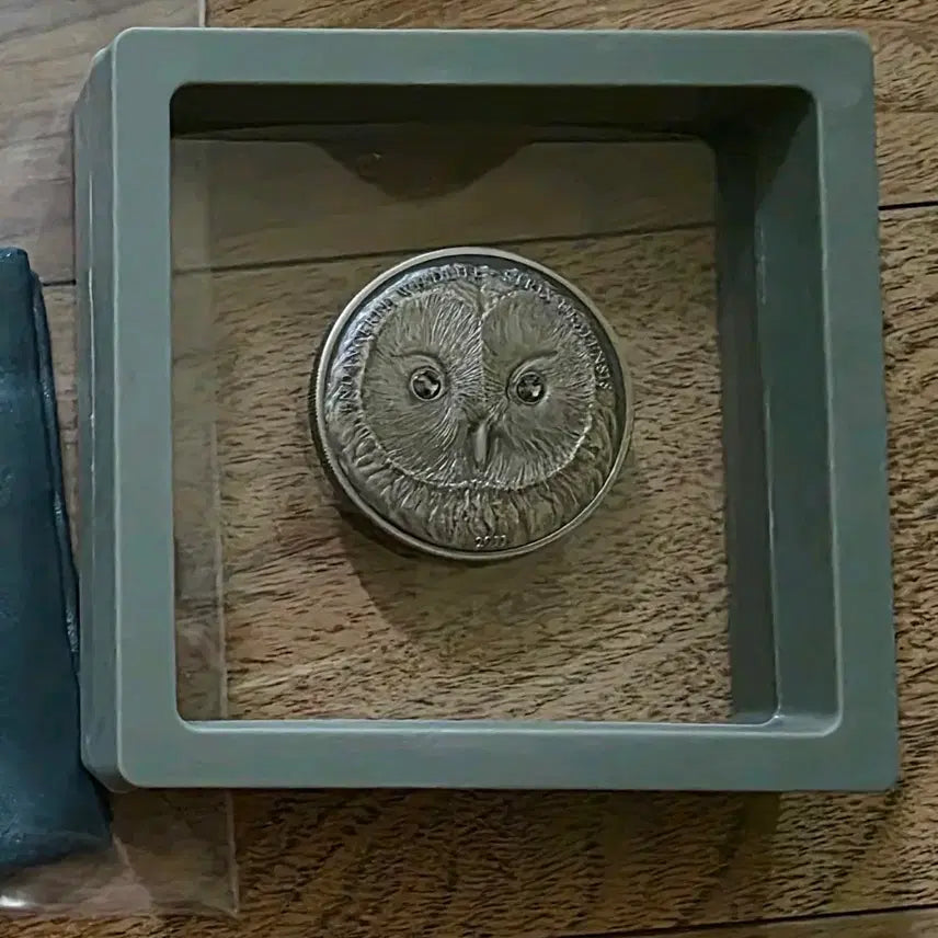 [BUNJANG] 2017 Mongolian Owl Silver Coin 1 oz / 1온스 몽골리안 올빼미 은화