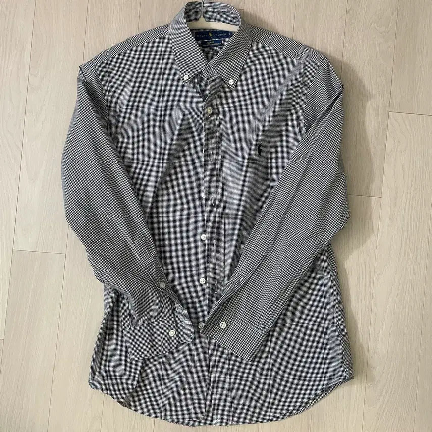 [BUNJANG] Polo Ralph Lauren Men's Slim Fit Gingham Dress Shirt (Size S) / 폴로 랄프로렌 슬림핏 체크셔츠 S