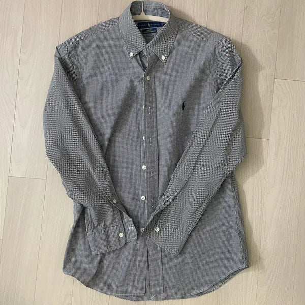 [BUNJANG] Polo Ralph Lauren Men's Slim Fit Gingham Dress Shirt (Size S) / 폴로 랄프로렌 슬림핏 체크셔츠 S