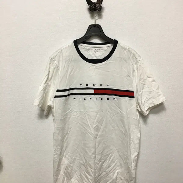 [BUNJANG] Tommy Hilfiger Unisex Short Sleeve Crewneck T-Shirt / 타미힐피거 공용 반팔 라운드티셔츠
