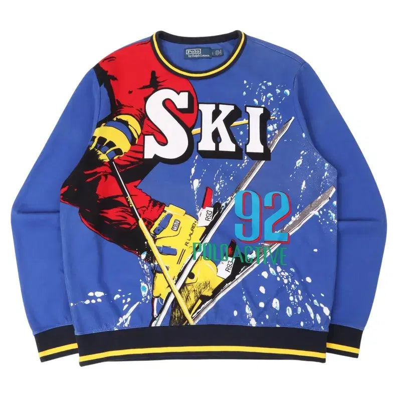 [BUNJANG] Polo Ralph Lauren 1992 OG Downhill Ski Sweatshirt / 폴로 랄프로렌 1992 다운힐 스키 스웻셔츠