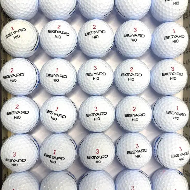 [BUNJANG] BigYard HIO White Lost Ball / 빅야드 HIO 화이트 로스트볼