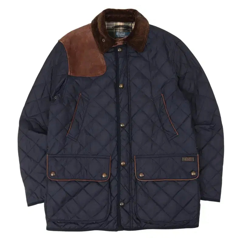 [BUNJANG] Polo Ralph Lauren Campton Suede Quilting Jacket / 폴로 랄프로렌 캠튼 스웨이드 퀄팅 자켓