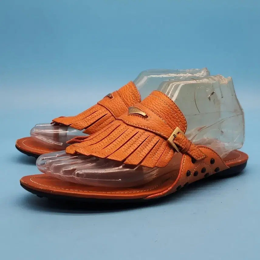 [BUNJANG] TOD'S Fringe Women's Slides 36 (230) / a 토즈 프린지 여성쪼리 36 230