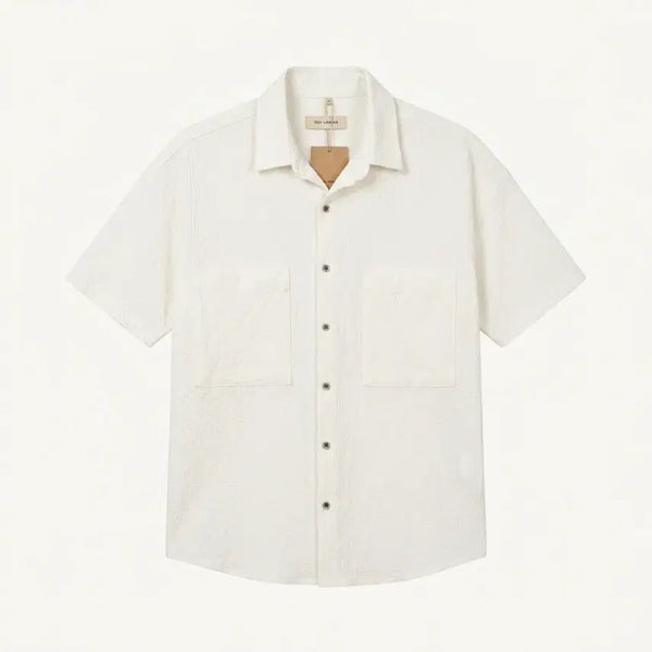 [BUNJANG] Tony Lawrence Embossed Short Sleeve Shirt Size 1 / 토니로렌스 엠보 반팔 셔츠 1사이즈 새상품