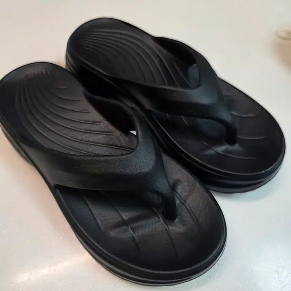 [BUNJANG] Black Flip-Flop Slippers / <새상품>블랙 쪼리 슬리퍼 250~255