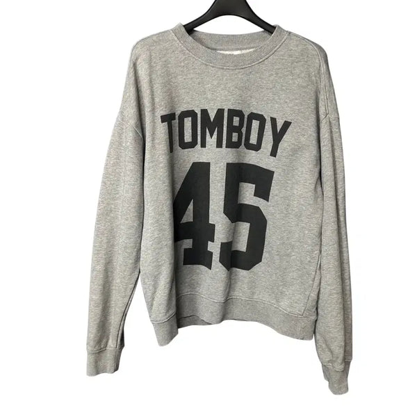[BUNJANG] 80 Studio Tombo New York Grey Sweatshirt T-shirt / 80 스튜디오톰보이 여성 그레이 맨투맨 티셔츠