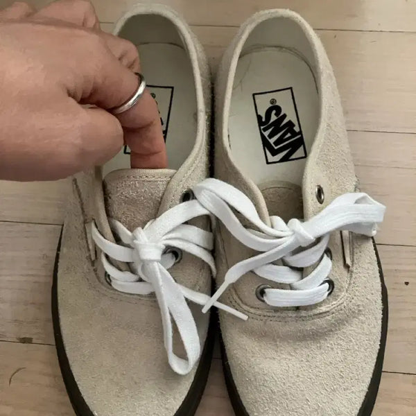 [BUNJANG] Vans Authentic Real Leather Sneakers / 미착용/박스(0)/반스 어센틱/리얼레더/235추천