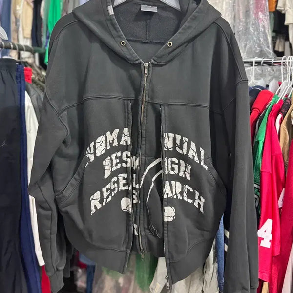 [BUNJANG] No Manual Design Research Hoodie Zip-up L / 노매뉴얼 디자인 리서치 후드집업 L