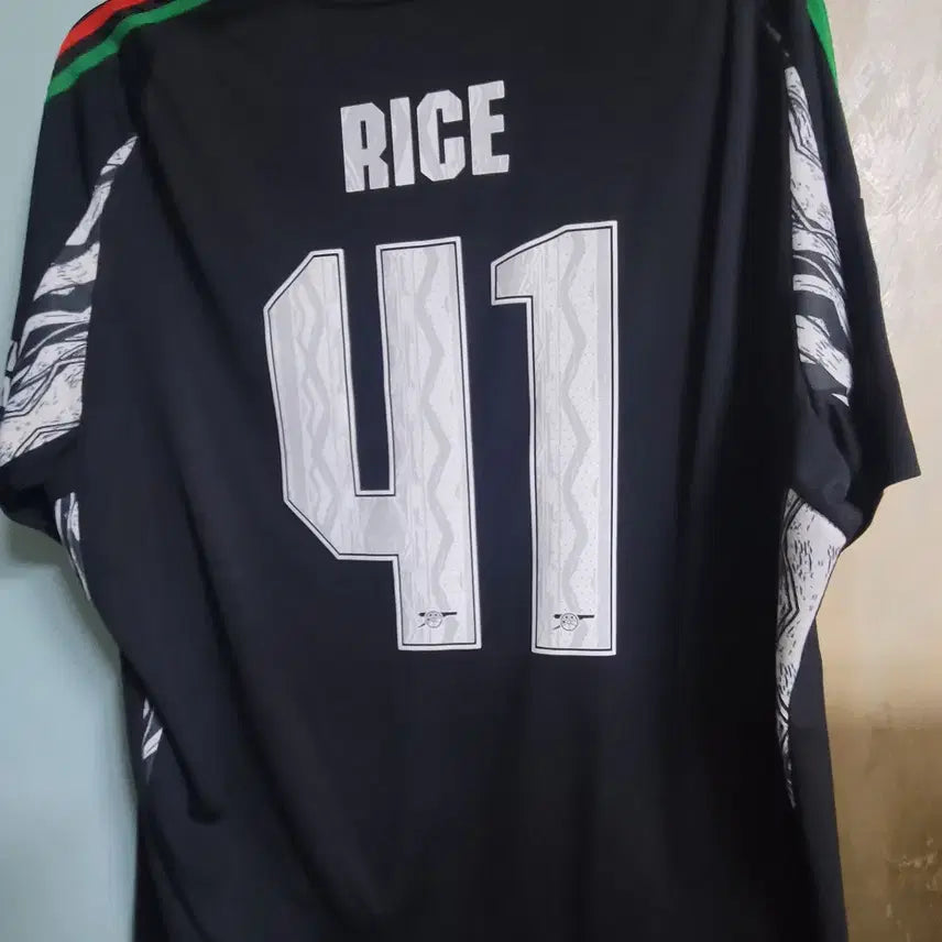 [BUNJANG] Arsenal 2024-2025 Away Player Jersey Rice (XL) / 24-25 아스날 어웨이 라이스 (국내4XL,120)