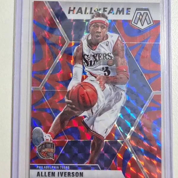 [BUNJANG] 2019-20 NBA Allen Iverson Philadelphia 76ers Reactive Blue Prism Card / 2019-20 nba 앨런 아이버슨 카드 필라델피아세븐티식서스