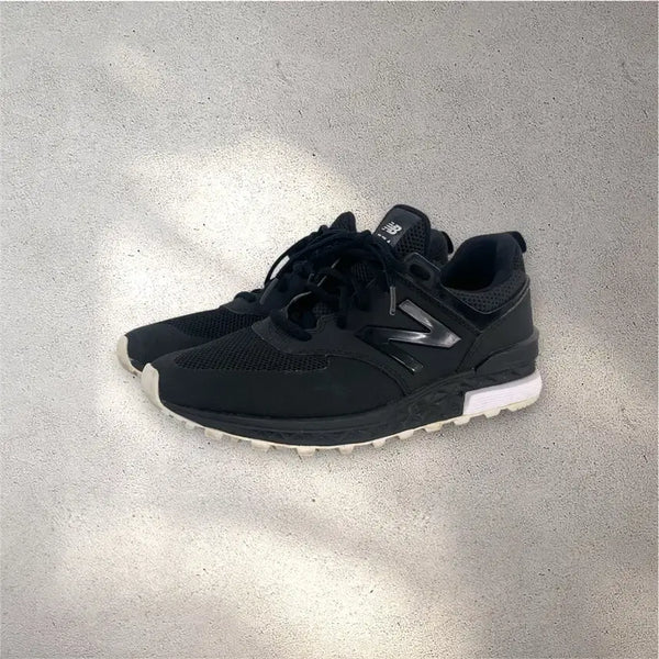 [BUNJANG] New Balance 574 Sport Black Sneakers / [235] 뉴발란스 574 스포츠 블랙 (No.730)