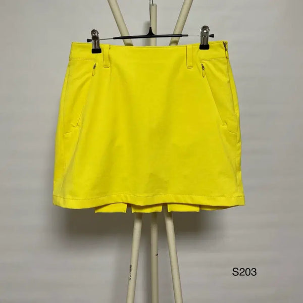 [BUNJANG] Volvik Golf Skirt Yellow / Volvik 볼빅 골프 스커트 옐로우