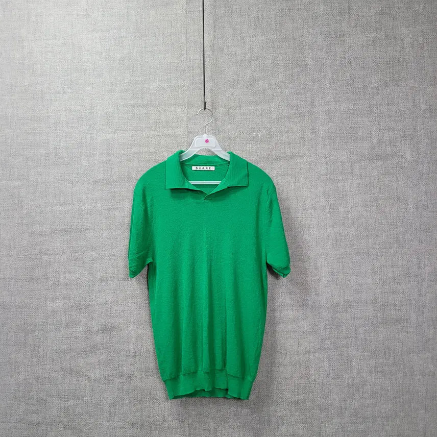 [BUNJANG] Green Cardigan Knit Top Size 95 / ㄹ102 그린 카라니트 95