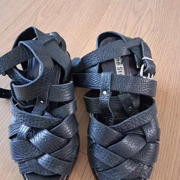 [BUNJANG] Acne Studios Leather Gladiator Sandals Size 37 / 아크네스튜디오 가죽 글래디에이터 샌들