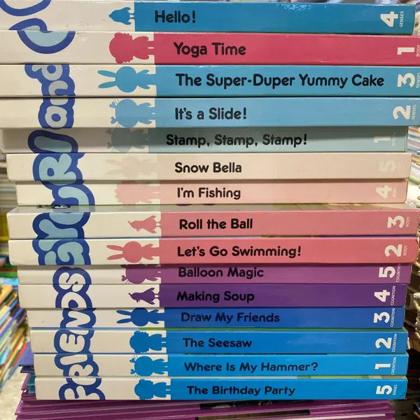 [BUNJANG] Gyuri & Friends Ttuhn Ttuhn English 15-Book Set (Used) / 규리앤프렌즈 튼튼영어 15권 세트 어린이영어 중고책