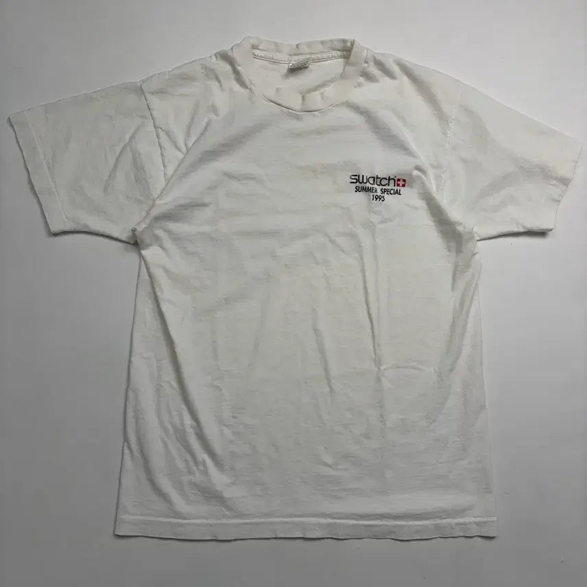 [BUNJANG] Swatch 90s Promo T-Shirt (White) / 90s Swatch Promo Tee (white)