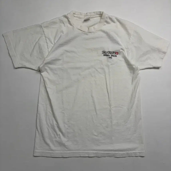 [BUNJANG] Swatch 90s Promo T-Shirt (White) / 90s Swatch Promo Tee (white)