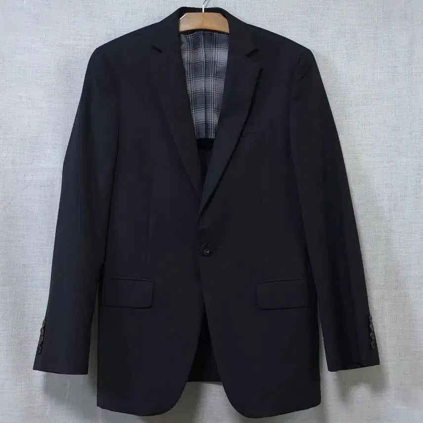 [BUNJANG] Kolon Series Men's 100% Wool One-Button Blazer / 코오롱 정품 시리즈 울 모100프로 블레이저 여름 정장 자켓 마이 90 95