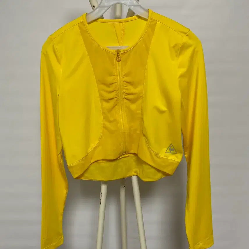 [BUNJANG] Le Coq Sportif Golf Women's Zip-Up Jersey - Yellow (Size 85) / Le coq sportif 르꼬끄 골프 여성 집업 져지 85사이즈 옐로우