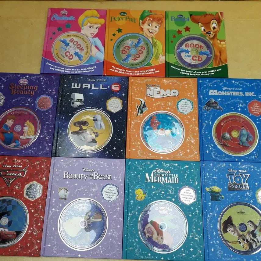 [BUNJANG] Disney Pixar Collection: 11 Books and CDs / DiSNEP. PIXAR BOOK AND CD 시리즈총 11권
