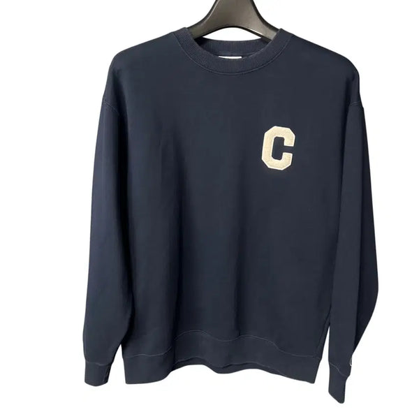 [BUNJANG] Covernat Logo Sweatshirt Navy / L 커버낫 로고 네이비 맨투맨 티셔츠