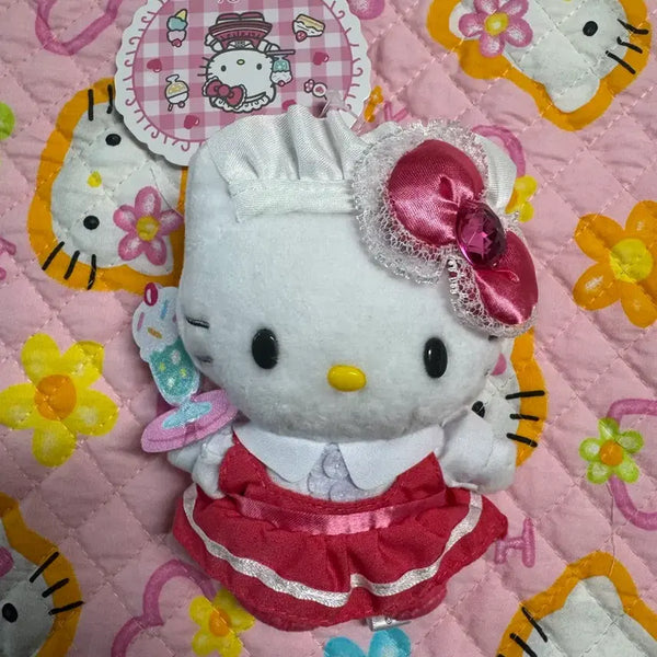 [BUNJANG] Sanrio Parfait Pink Kitty Plush Doll / 산리오 메이드 파르페 핑크 키티 인형 헬로키티 로리타