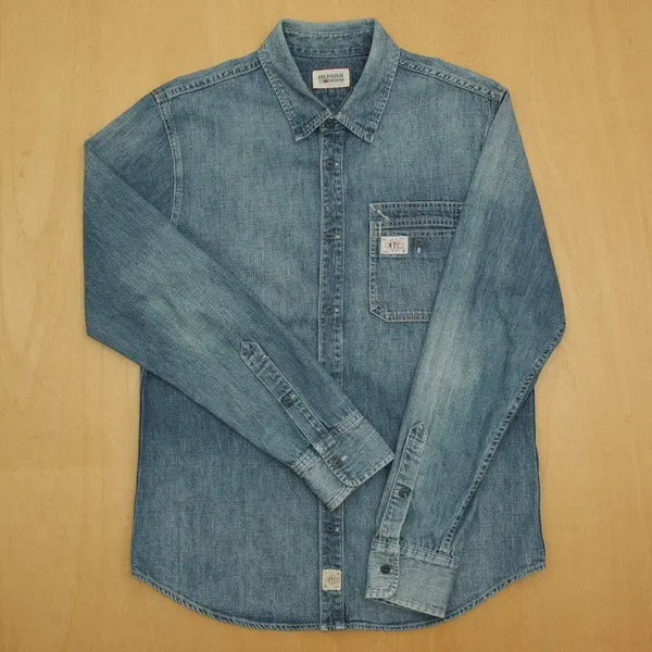 [BUNJANG] Tommy Hilfiger Denim Shirt 100 / 타미힐피거 데님 셔츠 100 남방 T-1598