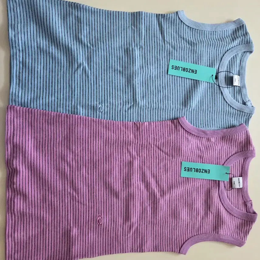 [BUNJANG] Enzo Blues Sleeveless Top (New) / 엔조블루스 슬리브리스(새상품)
