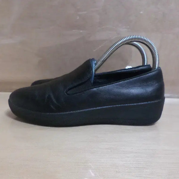 [BUNJANG] Fitflop Black Shoes Sneakers / 후루룩구제3 225 핏플랍 블랙 구두 단화 스니커즈 260731