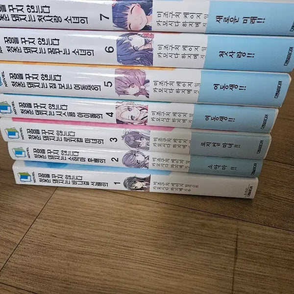[BUNJANG] The Pet Girl of Sakurasou Light Novel Vol. 1-7 / 청춘돼지 시리즈 라노벨 라이트노벨 1~7권