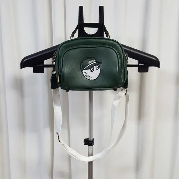[BUNJANG] Malbon Golf Color Crossbody Bag Ball Bag Pouch Bag Green / 21년 말본 골프 컬러 크로스백 볼백 파우치백 그린 오일장