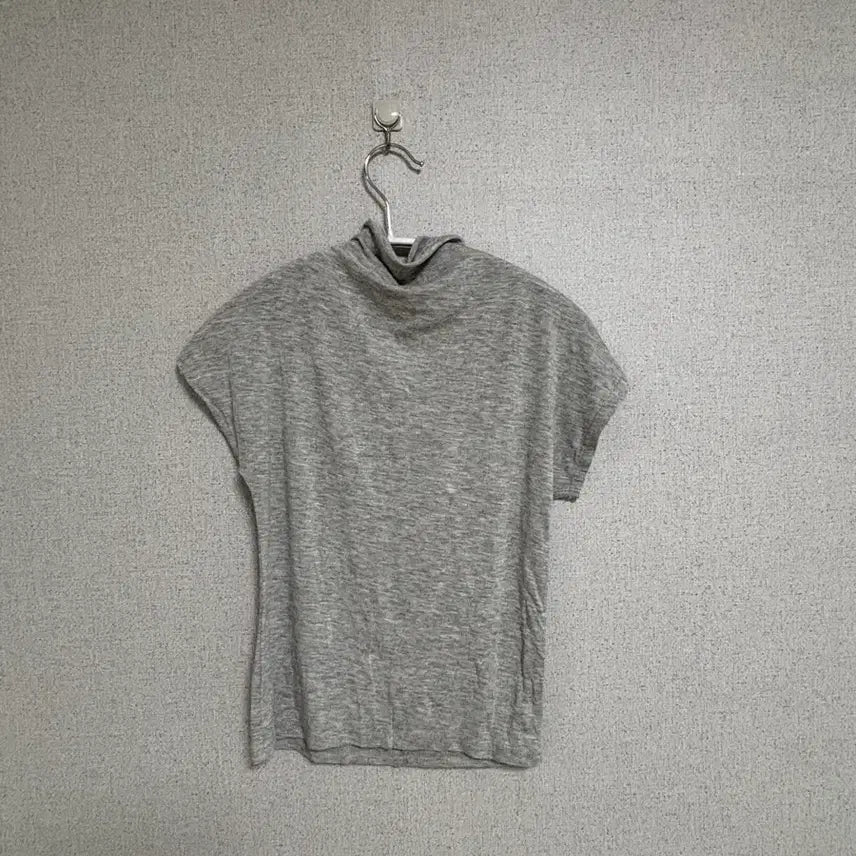 [BUNJANG] Basic Round Neck Short Sleeve T-Shirt - Grey / 기본 라운드넥 반팔티 회색