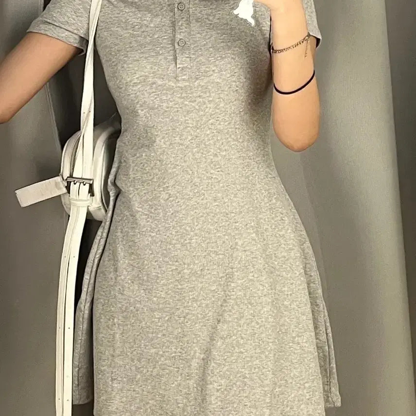 [BUNJANG] H&M Collar Mini Dress / h&m 카라원피스