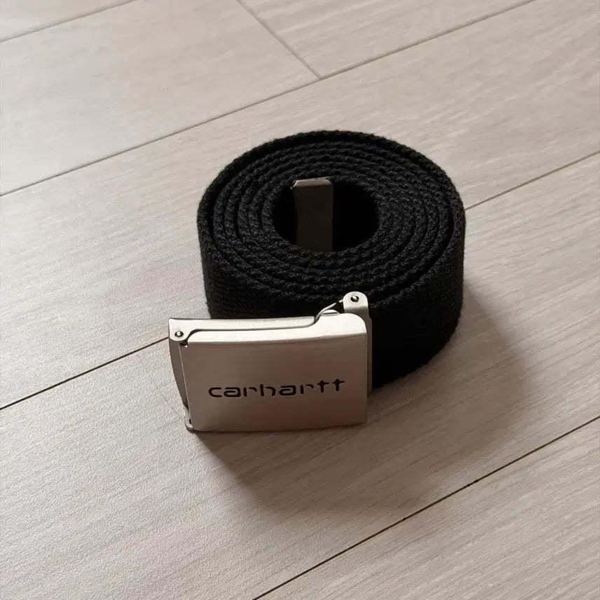 [BUNJANG] Carhartt WIP Clip Belt Chrome / 칼하트윕 클립 벨트 크롬