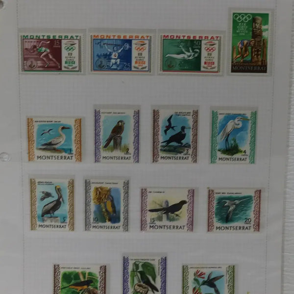 [BUNJANG] Montserrat 15 Unused Single Stamps / [외국 우표 NO.31] 몬트세라트 15매 미사용 싱글우표