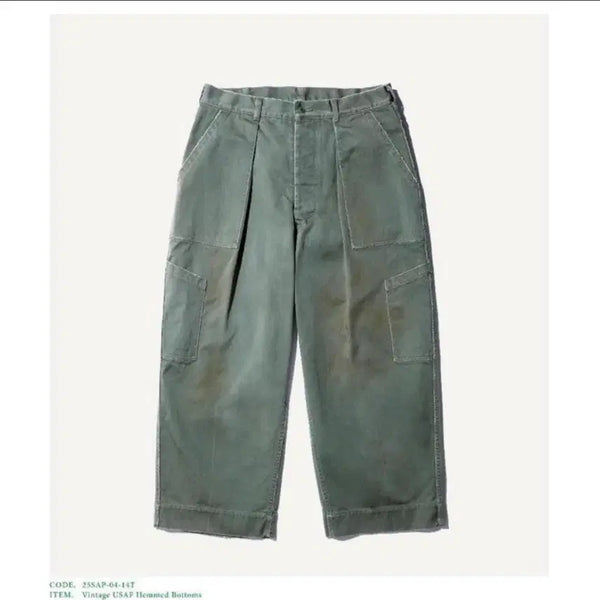 [BUNJANG] A.PRESSE Vintage USAF Hemmed Bottoms Size 1 / [1] 아프레쎄 빈티지 usaf