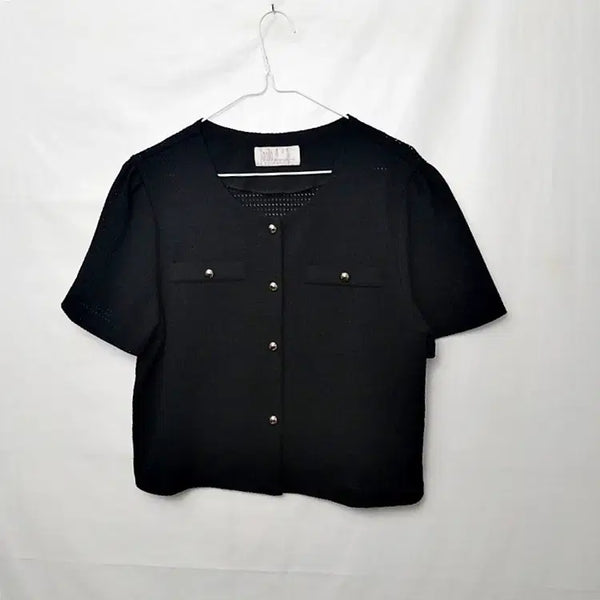 [BUNJANG] The DODO Tweed Summer Short Sleeve Jacket / the DODO 도도 트위드 여름 반팔 자켓 85
