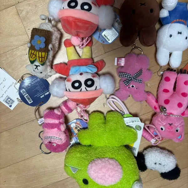 [BUNJANG] Character Plush Keychain Bundle Set / 캐릭터 인형 키링 일괄