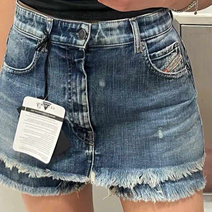 [BUNJANG] Diesel Denim Skirt Pants Size 27 / 디젤 치마바지